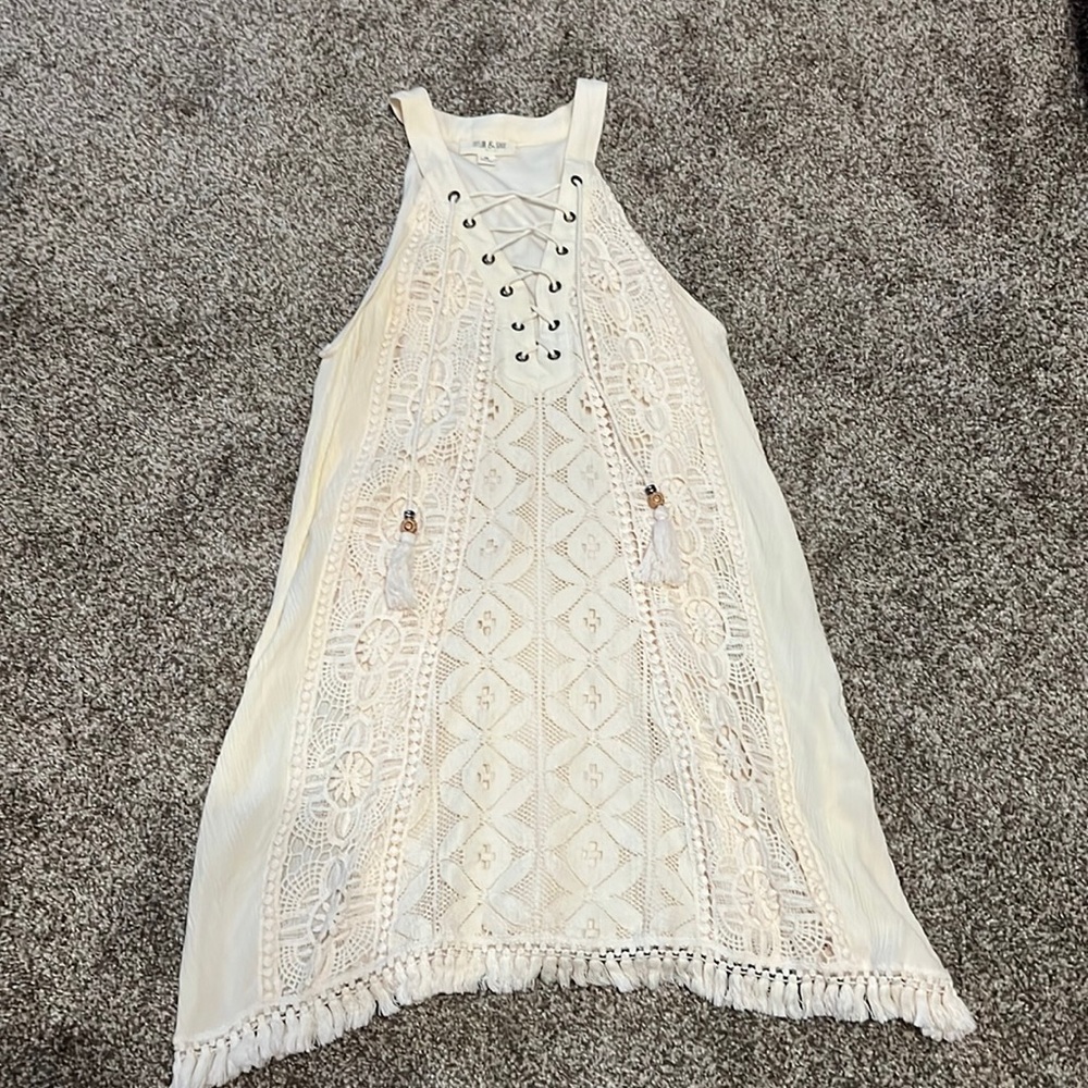 Vonmaur dress, cream color, worn once. Great condition